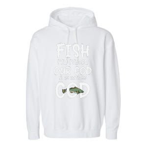 Catholic Lent And Easter Christian Lenten Fish Fry Friday Garment-Dyed Fleece Hoodie