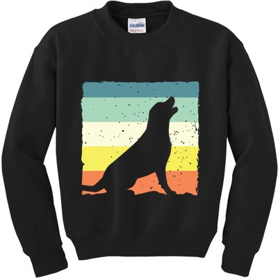 Cool Labrador Art For Men Women Vintage Labrador Retriever Kids Sweatshirt