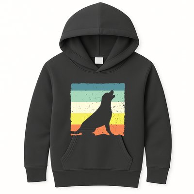 Cool Labrador Art For Men Women Vintage Labrador Retriever Kids Hoodie