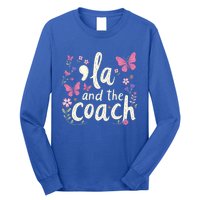 Comma La And The Coach 2024 Kamala Harris Gift Long Sleeve Shirt