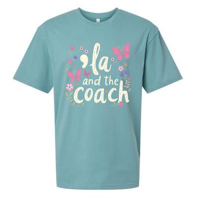 Comma La And The Coach 2024 Kamala Harris Gift Sueded Cloud Jersey T-Shirt