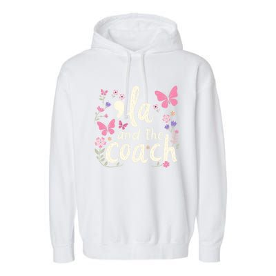 Comma La And The Coach 2024 Kamala Harris Gift Garment-Dyed Fleece Hoodie