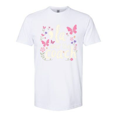 Comma La And The Coach 2024 Kamala Harris Gift Softstyle CVC T-Shirt