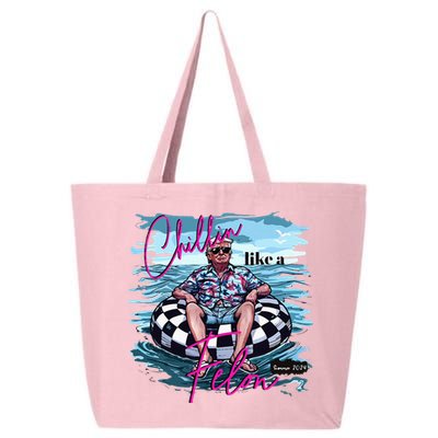 Chillin Like A Felon Trump For President 2024 25L Jumbo Tote