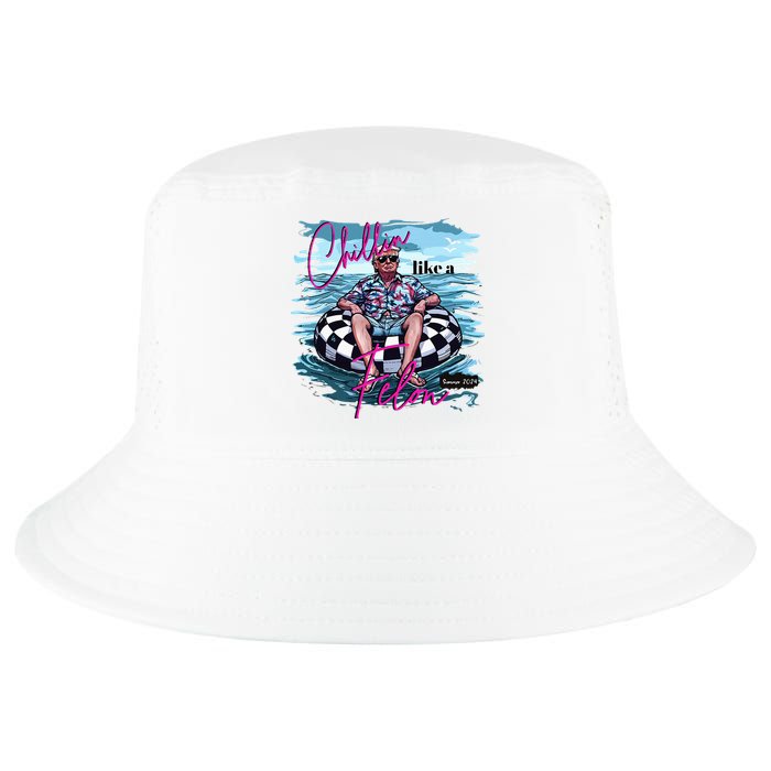 Chillin Like A Felon Trump For President 2024 Cool Comfort Performance Bucket Hat