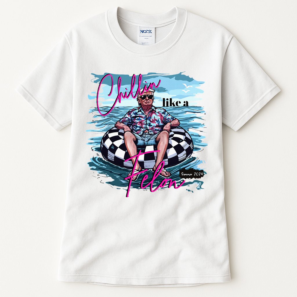 Chillin Like A Felon Trump For President 2024 Tall T-Shirt