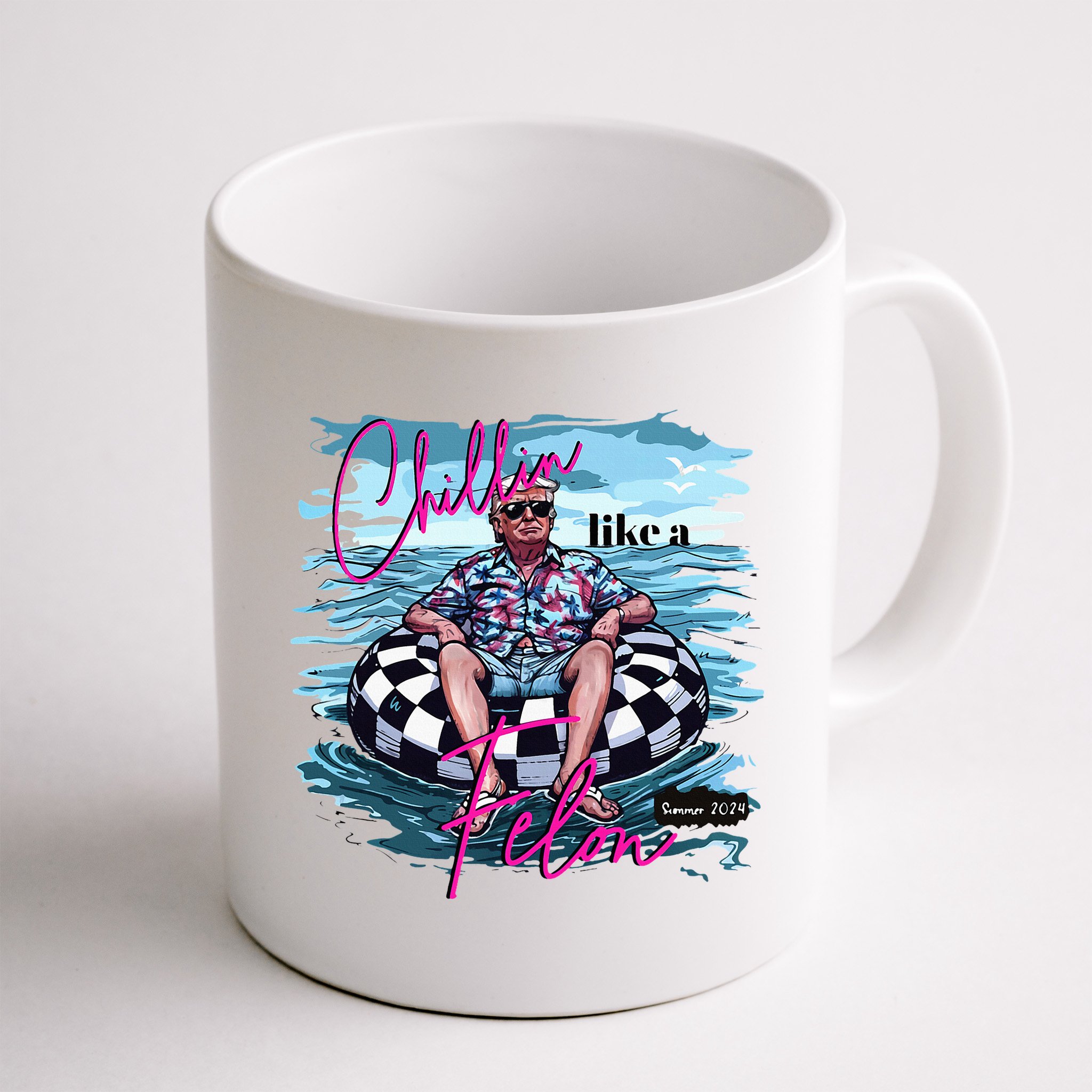 Chillin Like A Felon Trump For President 2024 Mug