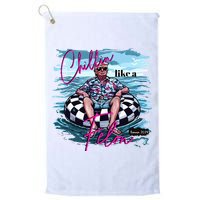 Chillin Like A Felon Trump For President 2024 Golf Towel