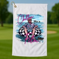 Chillin Like A Felon Trump For President 2024 Golf Towel