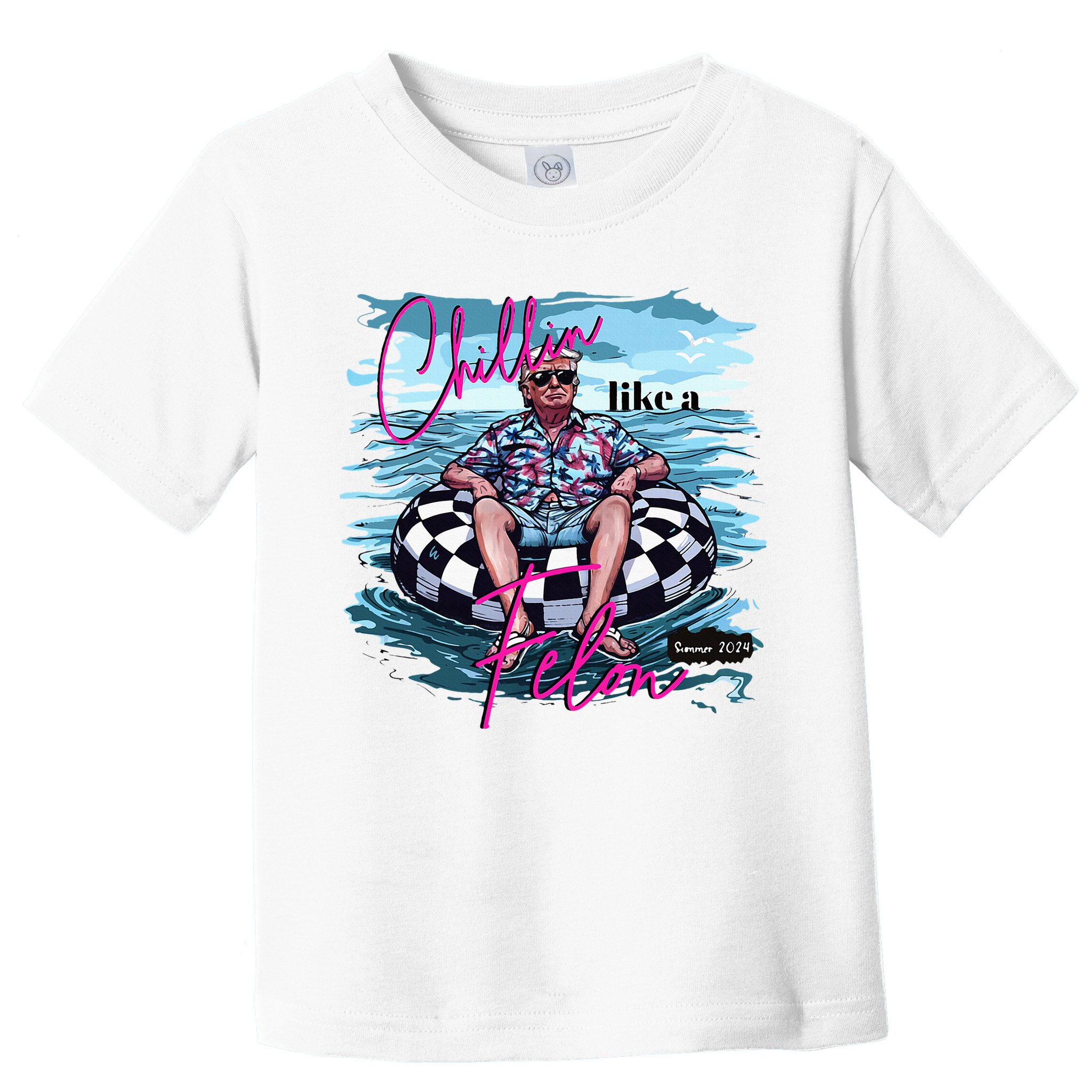 Chillin Like A Felon Trump For President 2024 Toddler T-Shirt