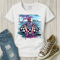 Chillin Like A Felon Trump For President 2024 Womens T-Shirt