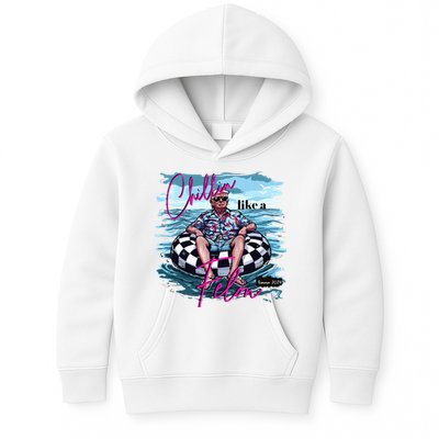Chillin Like A Felon Trump For President 2024 Kids Hoodie