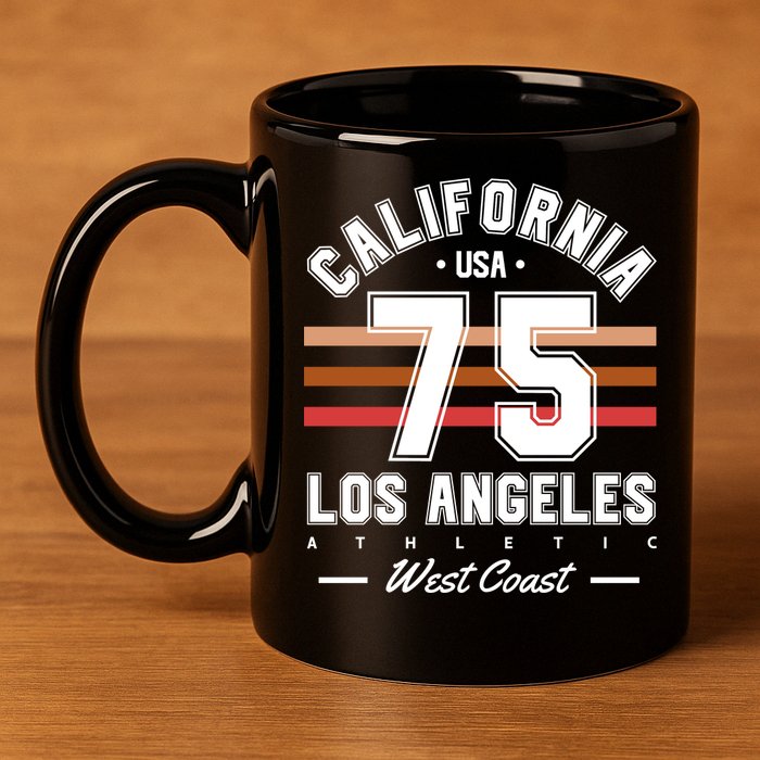 California Los Angeles 11oz C Handle Ceramic Mug