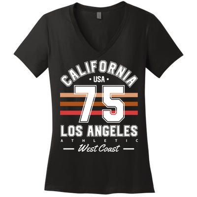California Los Angeles Women's V-Neck T-Shirt