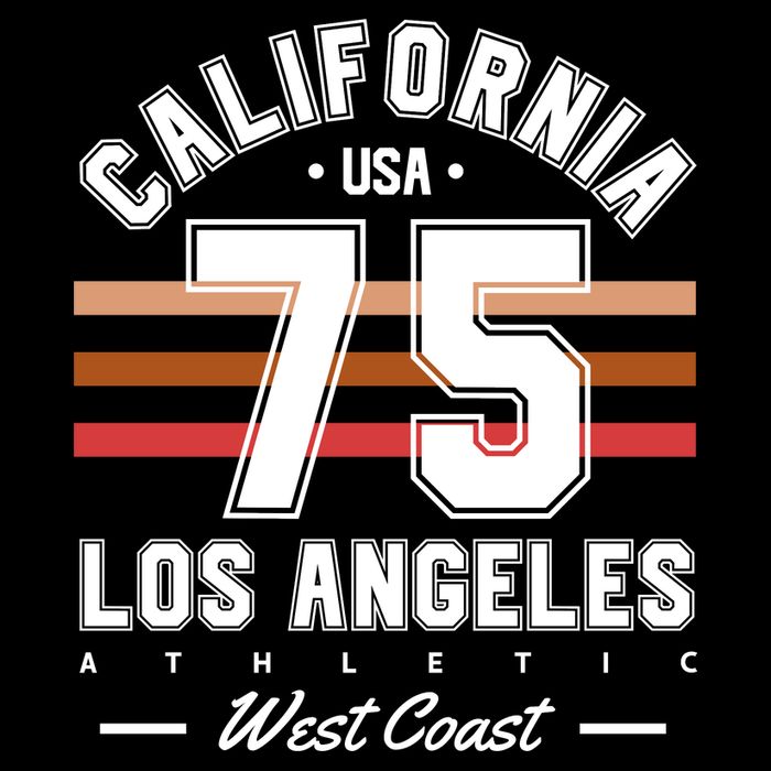 California Los Angeles Zip Tote Bag
