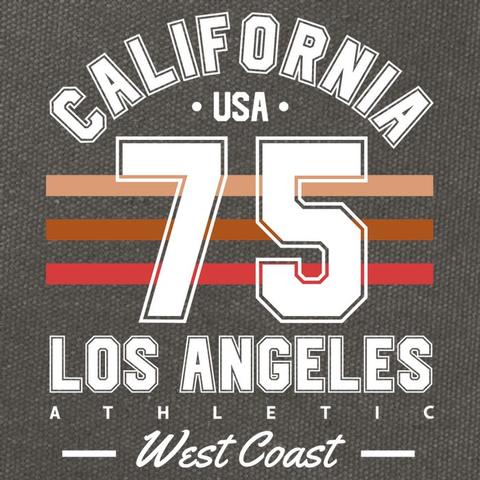 California Los Angeles Cotton Canvas Backpack