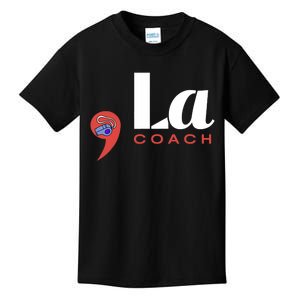 Comma La And The Coach Kids T-Shirt