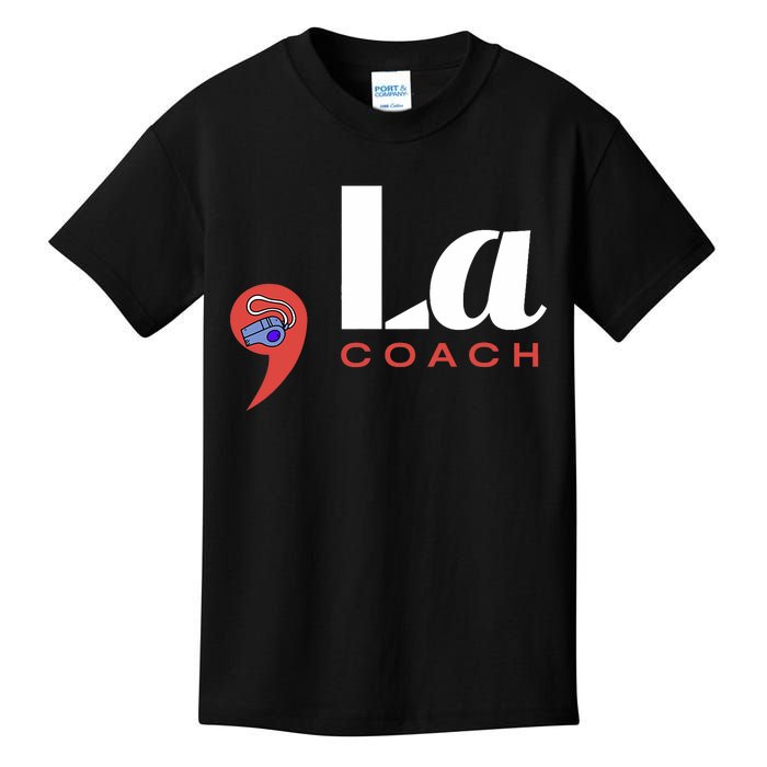 Comma La And The Coach Kids T-Shirt