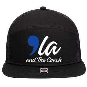 Comma La And The Coach 2024 7 Panel Mesh Trucker Snapback Hat