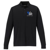 Comma La And The Coach 2024 Performance Long Sleeve Polo