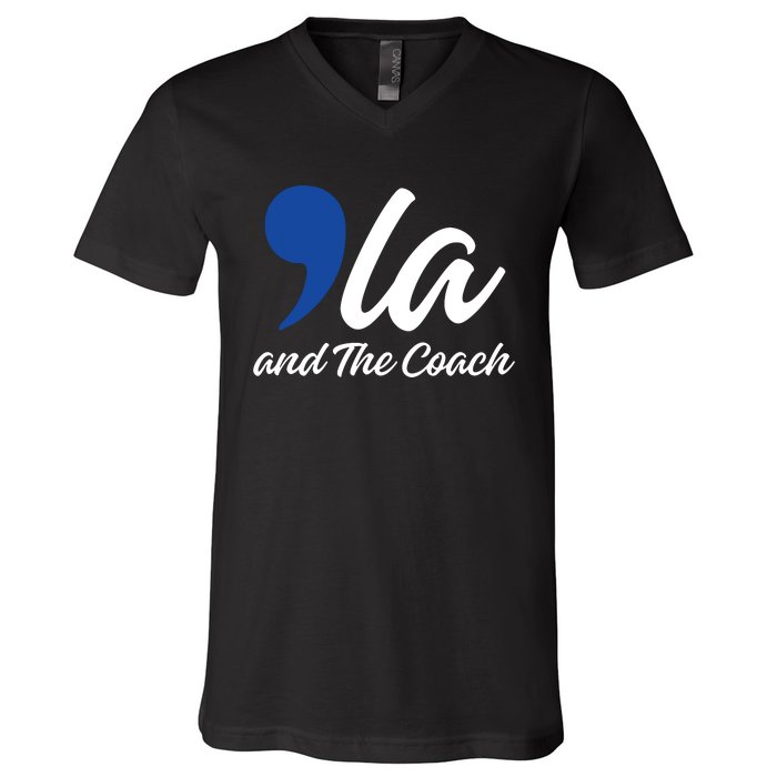 Comma La And The Coach 2024 V-Neck T-Shirt