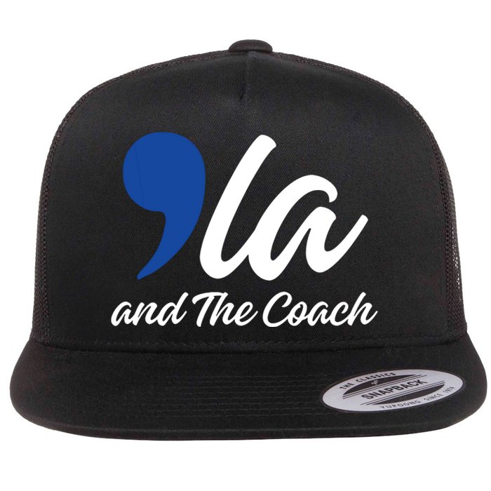 Comma La And The Coach 2024 Flat Bill Trucker Hat