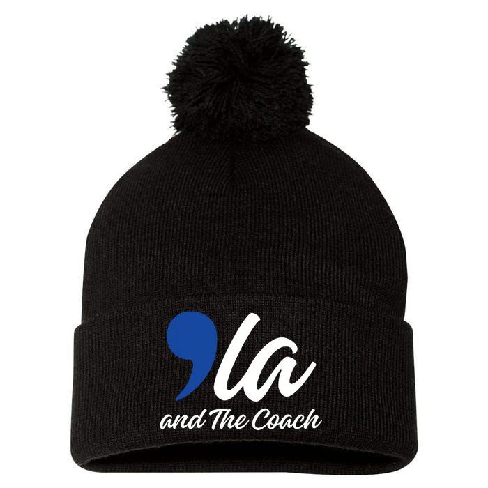 Comma La And The Coach 2024 Pom Pom 12in Knit Beanie