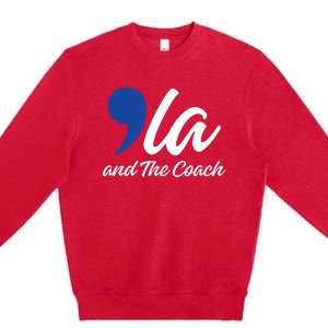 Comma La And The Coach 2024 Premium Crewneck Sweatshirt