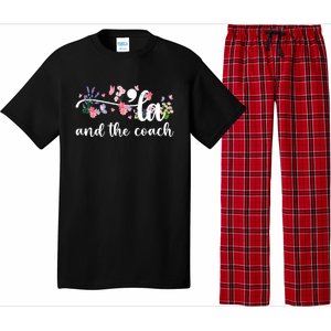 Comma La And The Coach 2024 Kamala Harris Funny Gift Pajama Set