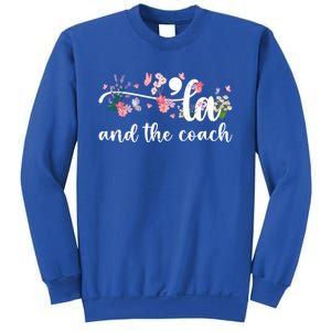 Comma La And The Coach 2024 Kamala Harris Funny Gift Sweatshirt