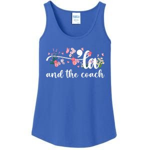 Comma La And The Coach 2024 Kamala Harris Funny Gift Ladies Essential Tank