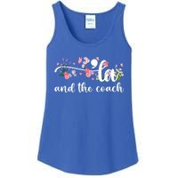 Comma La And The Coach 2024 Kamala Harris Funny Gift Ladies Essential Tank