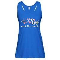 Comma La And The Coach 2024 Kamala Harris Funny Gift Ladies Essential Flowy Tank