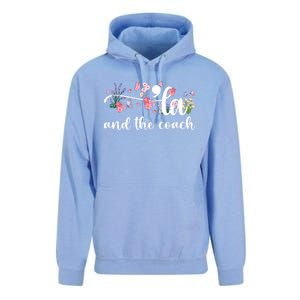 Comma La And The Coach 2024 Kamala Harris Funny Gift Unisex Surf Hoodie