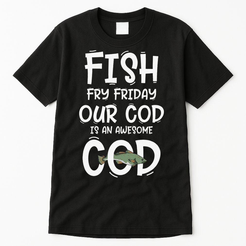 Catholic Lent And Easter Christian Lenten Fish Fry Friday Tall T-Shirt