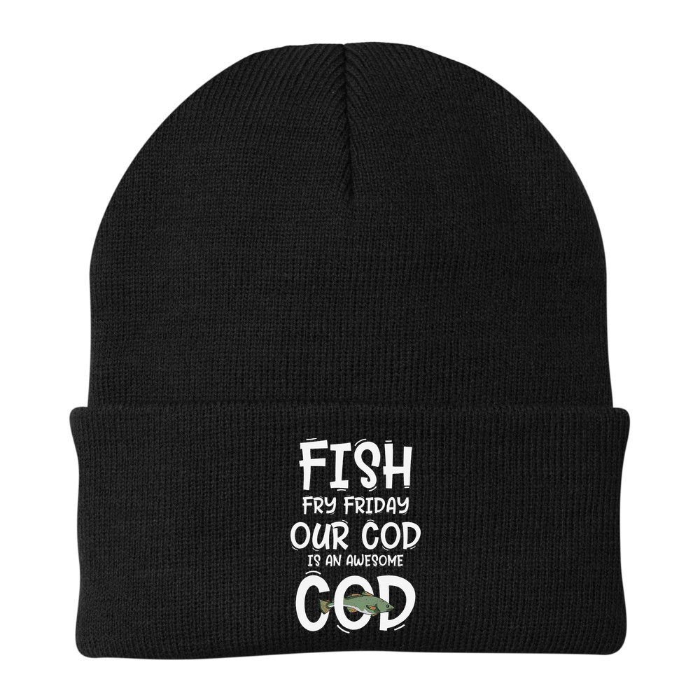 Catholic Lent And Easter Christian Lenten Fish Fry Friday Beanie