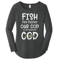 Catholic Lent And Easter Christian Lenten Fish Fry Friday Women's Perfect Tri Tunic Long Sleeve Shirt