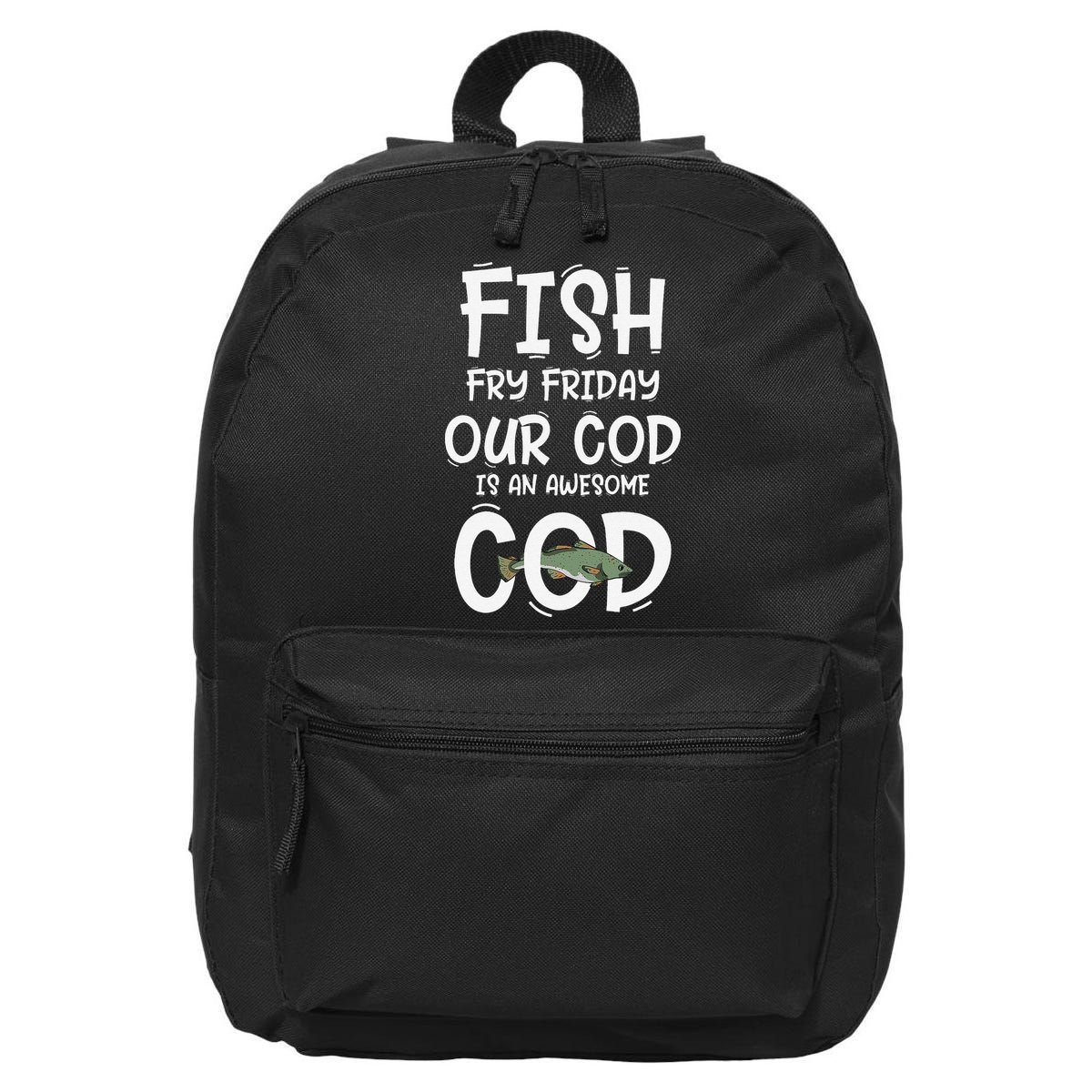 Catholic Lent And Easter Christian Lenten Fish Fry Friday 16 in Basic Backpack