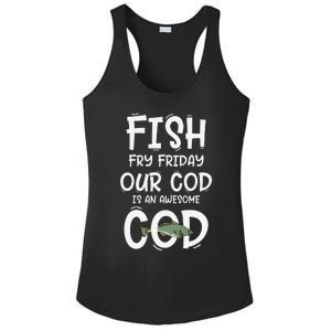 Catholic Lent And Easter Christian Lenten Fish Fry Friday Ladies PosiCharge Competitor Racerback Tank