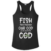 Catholic Lent And Easter Christian Lenten Fish Fry Friday Ladies PosiCharge Competitor Racerback Tank