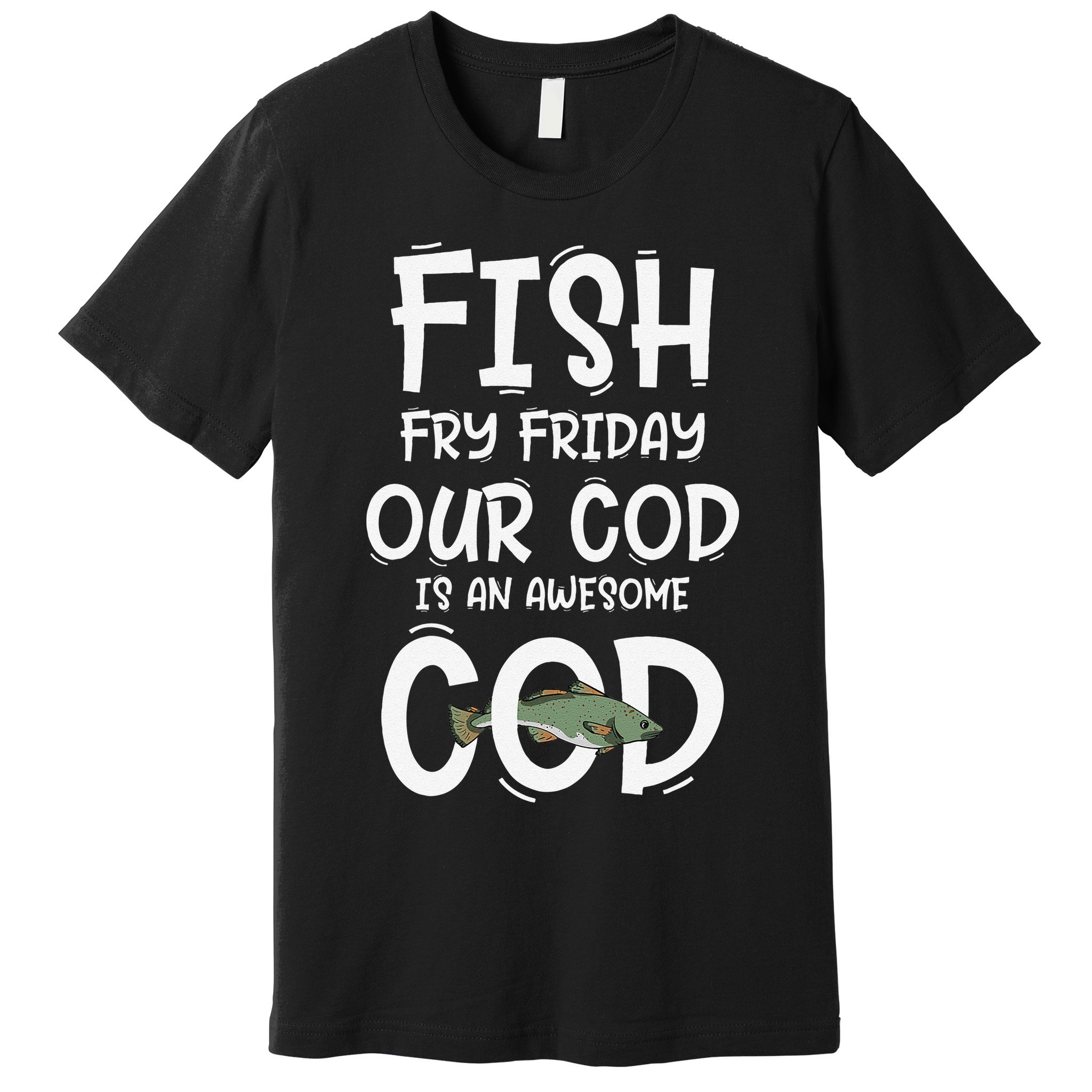 Catholic Lent And Easter Christian Lenten Fish Fry Friday Premium T-Shirt