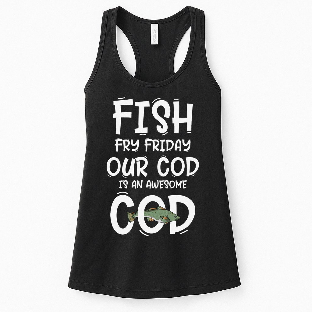 Catholic Lent And Easter Christian Lenten Fish Fry Friday Womens Tank Top