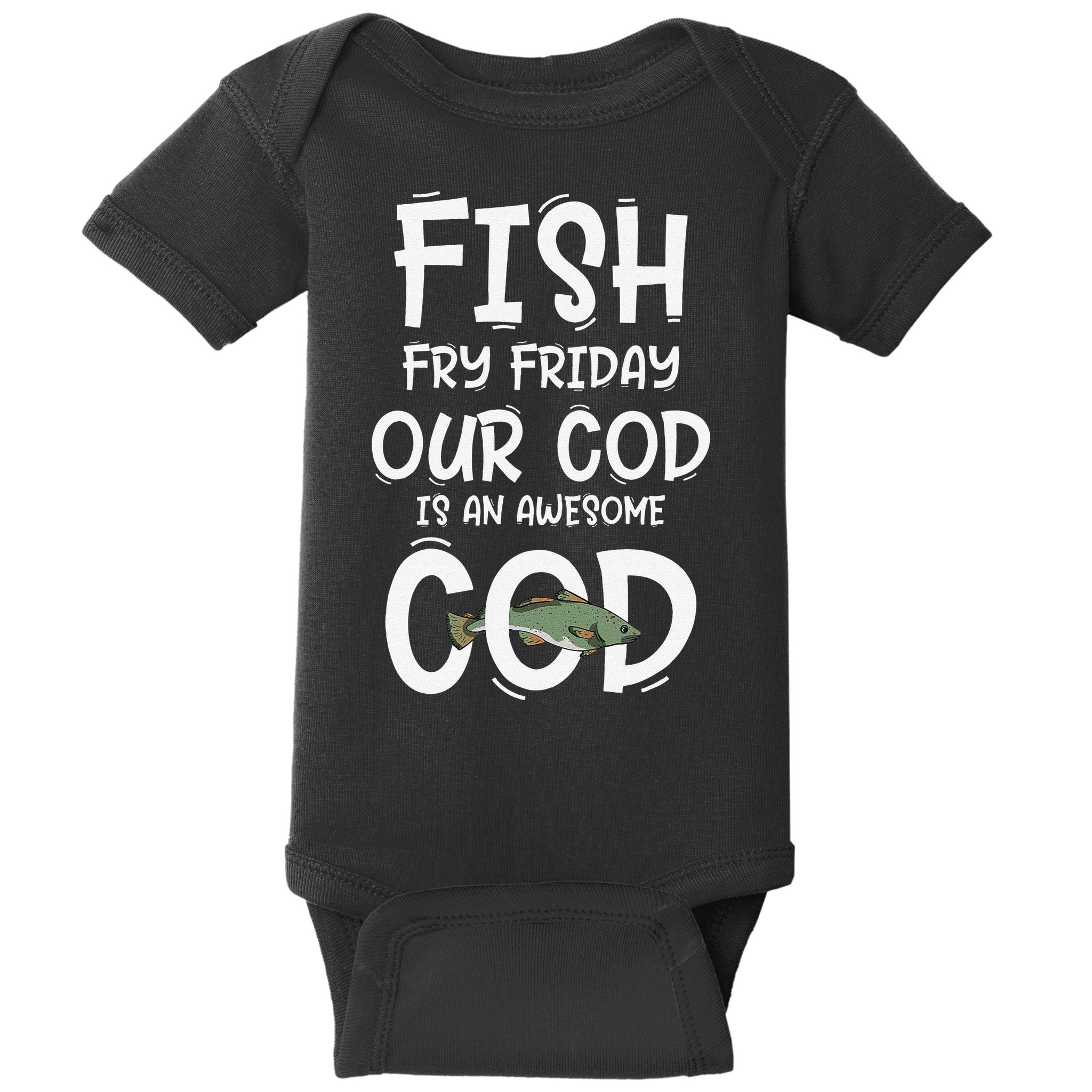 Catholic Lent And Easter Christian Lenten Fish Fry Friday Baby Bodysuit
