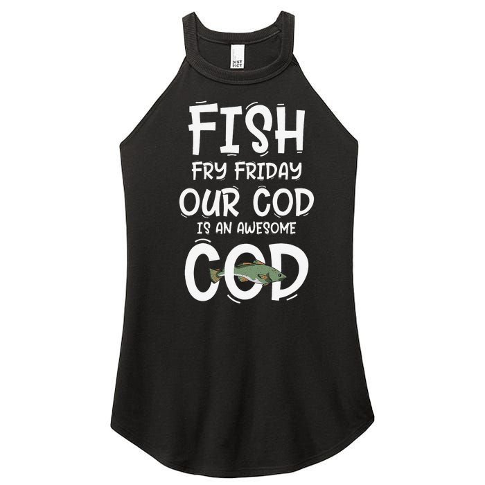 Catholic Lent And Easter Christian Lenten Fish Fry Friday Women's Perfect Tri Rocker Tank