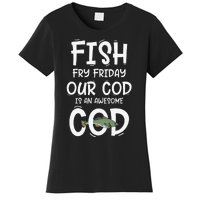 Catholic Lent And Easter Christian Lenten Fish Fry Friday Women's T-Shirt