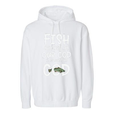 Catholic Lent And Easter Christian Lenten Fish Fry Friday Garment-Dyed Fleece Hoodie