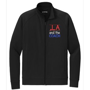 Comma La And The Coach Harris Walz 2024 Educators Stretch Full-Zip Cadet Jacket