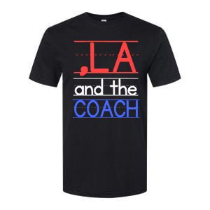 Comma La And The Coach Harris Walz 2024 Educators Softstyle CVC T-Shirt