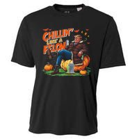 Chillin Like A Felon Donald Trump Buschlight Beer Halloween Cooling Performance Crew T-Shirt