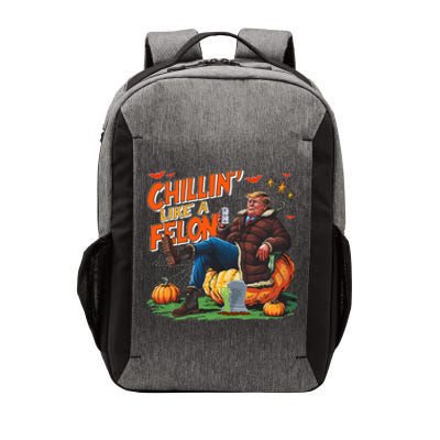 Chillin Like A Felon Donald Trump Buschlight Beer Halloween Vector Backpack